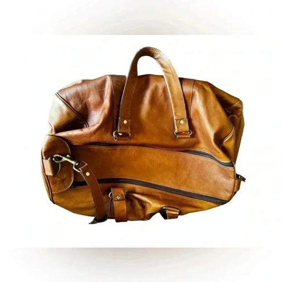 Roche’ Invitational Wolf Creek TICA Leather Duffel Travel Bag - Picture 6 of 16